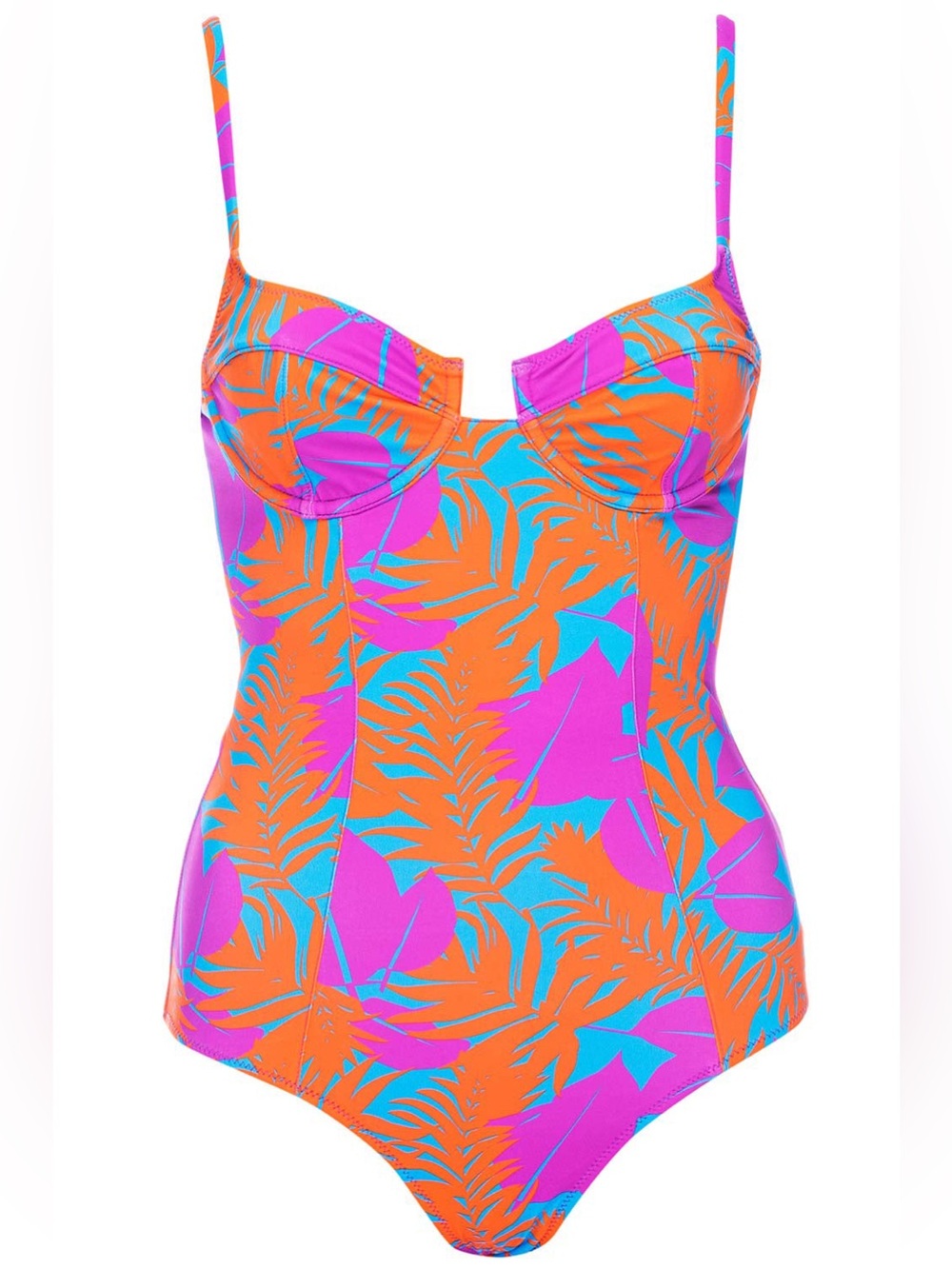 Vetchy Montego Underwire Tropical One-Piece Swimsuit